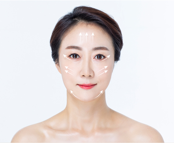 팔자주름, 입가주름, 눈가주름 말끔하게. 처져서 불룩해 보이는 볼살, 심부볼 시원하게 리프팅, 이중턱, 늘어진 턱살 날렵한 V라인 리프팅
